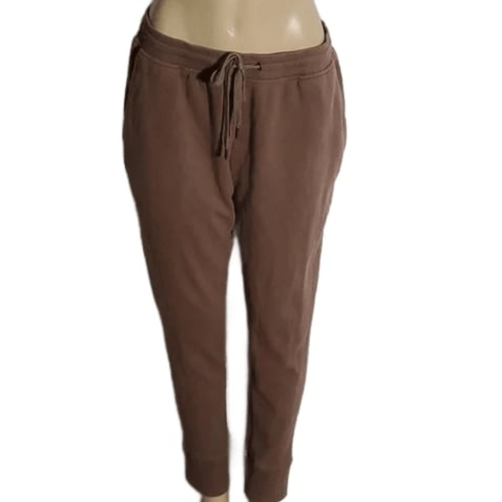 Onia waffle knit thermal sweatpants joggers brown Size XL